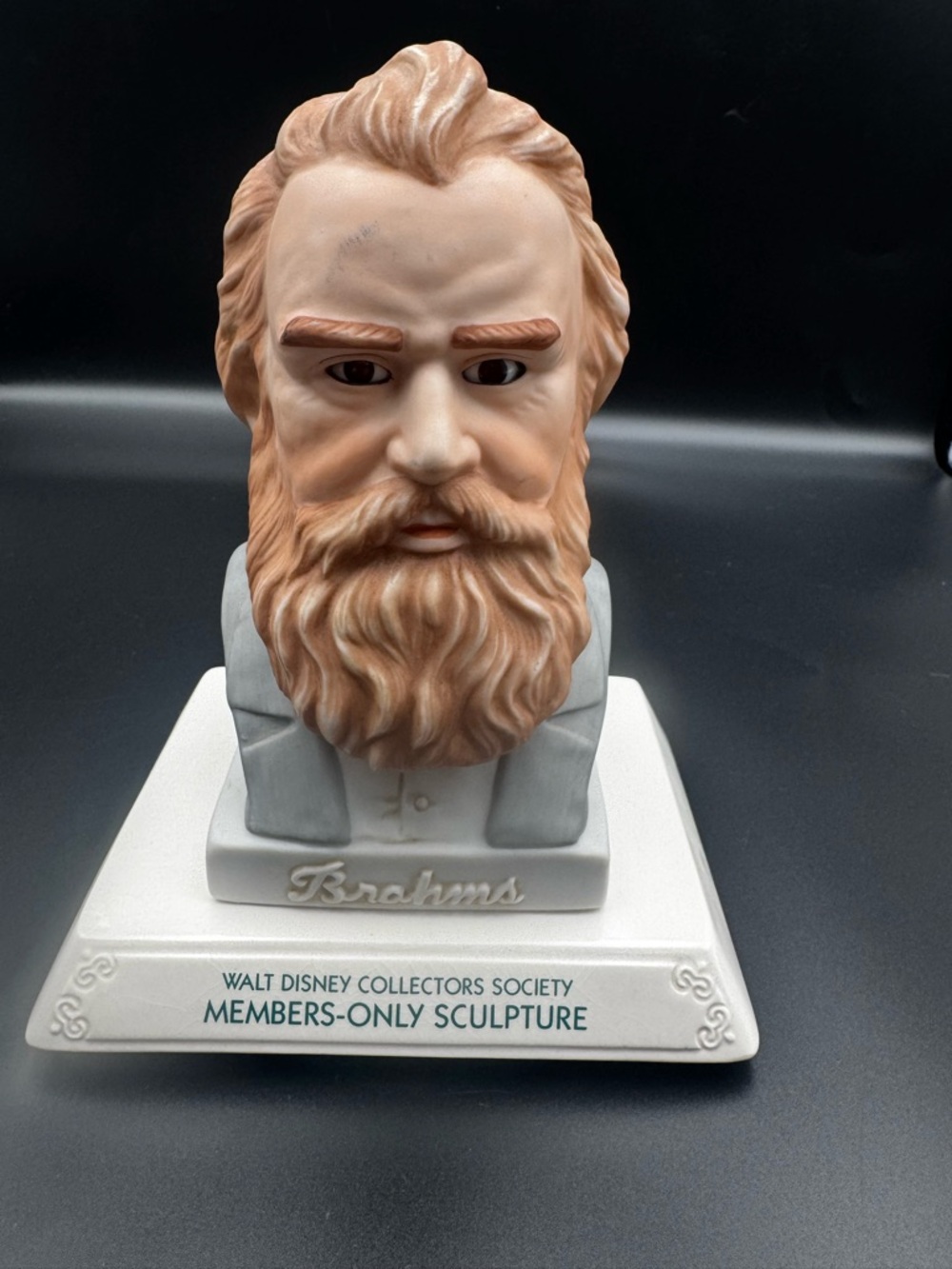 WDCC Brahms Musical Bust 1983 Enesco w/ Disney Collectors Society Vintage Music